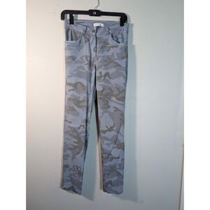 Gigi Moda Made In Italy Blue Urban Camo Print Joggers‎ Size S Stretch Active